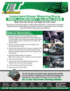 Power Steering Installation Guideline